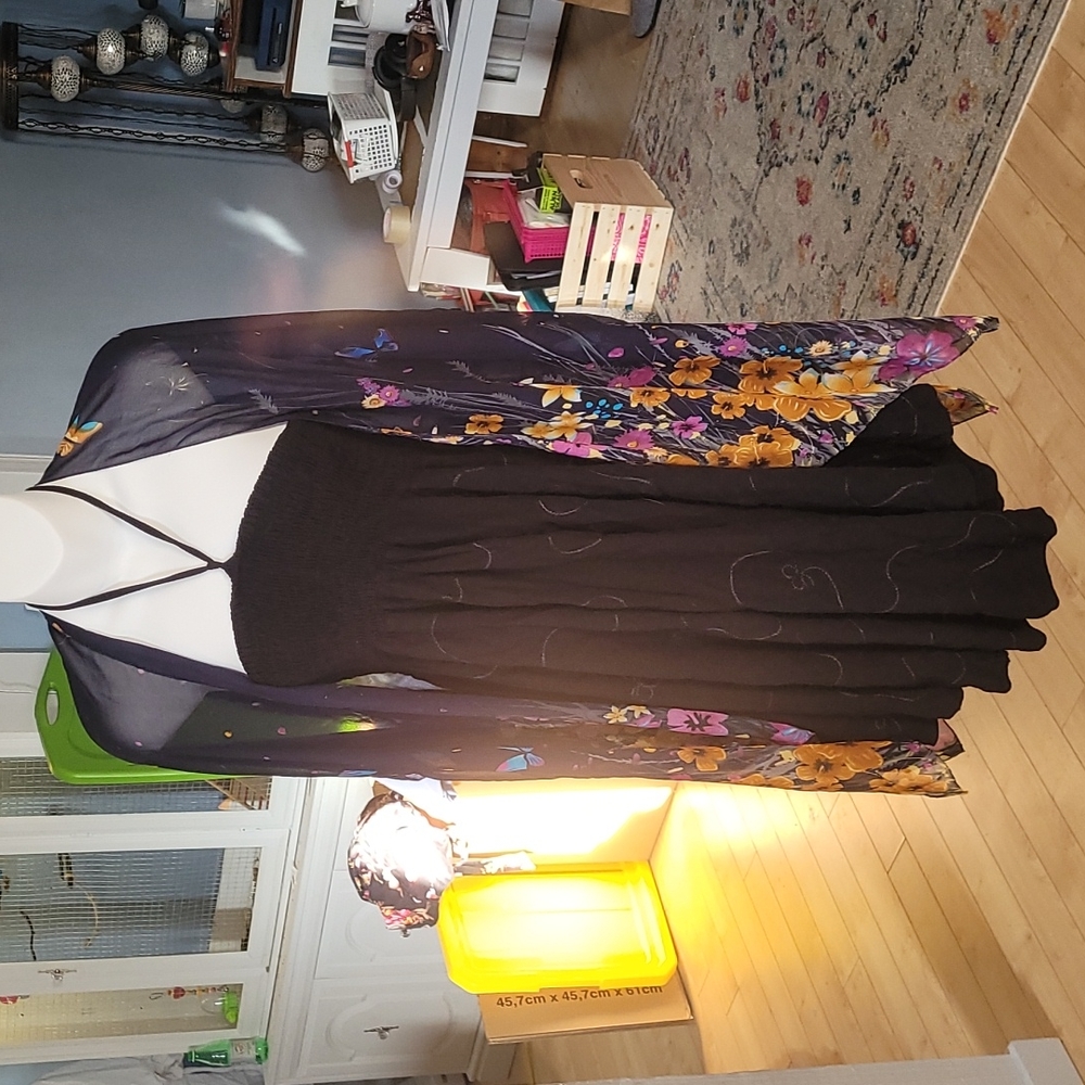 2/$50- Floral & Butterfly Sheer Shrug